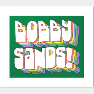 Bobby Sands // Retro Typography Design Posters and Art